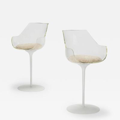  Erwine and Estelle Laverne Pair Erwine Estelle Laverne Champagne Stools