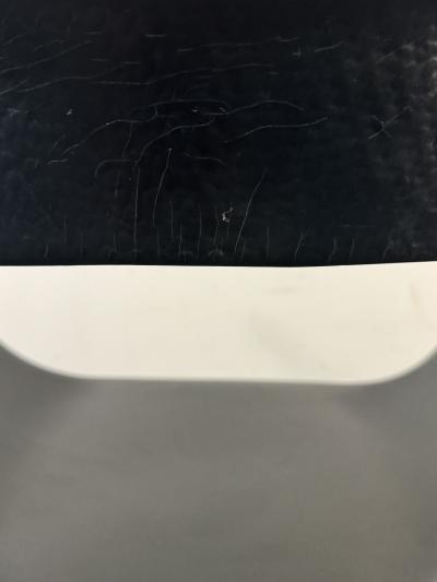  Erwine and Estelle Laverne RARE MID CENTURY BLACK FIBERGLASS LOTUS CHAIR BY ERWINE ESTELLE LAVERNE