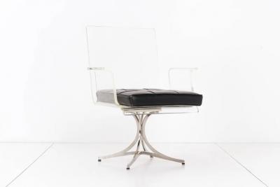  Erwine and Estelle Laverne Set of Four Laverne Flower Dining or Occasional Chairs