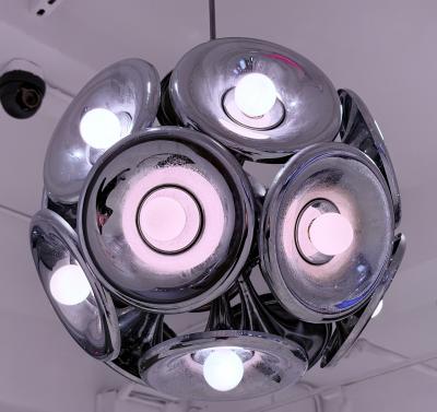  Esperia 3 Esperia 1960 Dandelion Sputnik Italian Mid Century Chandeliers