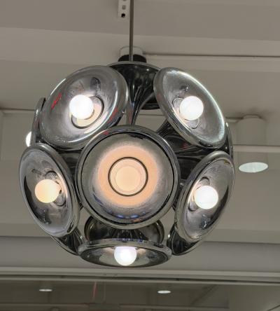  Esperia 3 Esperia 1960 Dandelion Sputnik Italian Mid Century Chandeliers