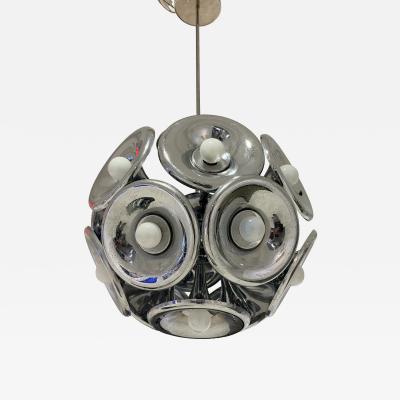  Esperia 3 Esperia 1960 Dandelion Sputnik Italian Mid Century Chandeliers