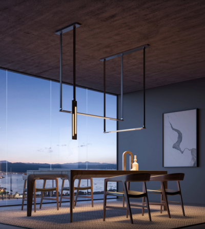  Esperia Eridania Vertical Chandelier by Esperia