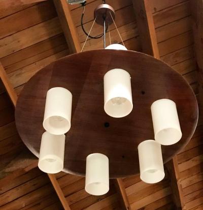  Esperia Esperia Round Chandelier Italy 1960
