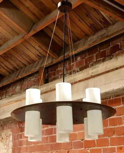  Esperia Esperia Round Chandelier Italy 1960