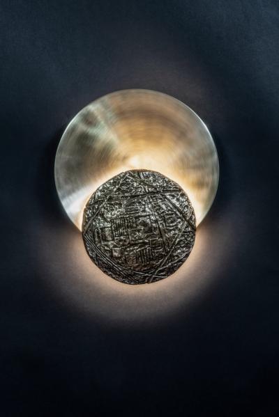  Esperia Gong Wall Sconce by Esperia