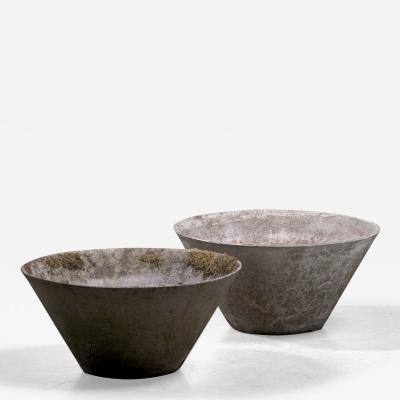  Eternit SA Pair of Willy Guhl planters for Eternit
