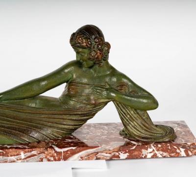  Etling France Dimitri Chiparus 1886 1947 French Bronze Sculpture