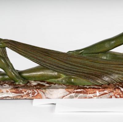  Etling France Dimitri Chiparus 1886 1947 French Bronze Sculpture