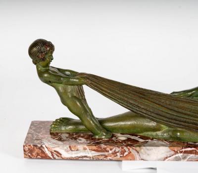  Etling France Dimitri Chiparus 1886 1947 French Bronze Sculpture