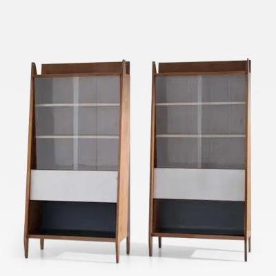  Eugenia Alberti Reggio Rinaldo Scaioli Pair of Eugenia Alberti Reggio Sideboards with Risers 1950s