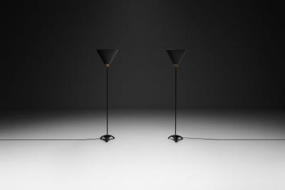  Ew V rnamo Pair of Model G12 Floor Lamps by EW Sweden Mid 20th Century