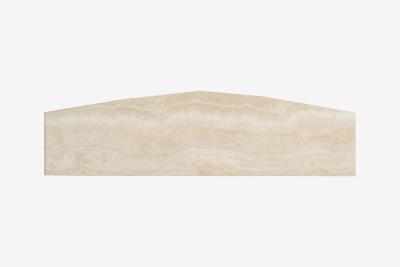  F A B Italy Console Table in Italian Travertine Marble 1970s