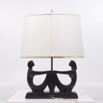  F A I P Fine Arts in Plastic Frederick Weinberg Style F A I P Mid Century Figurative Table Lamp