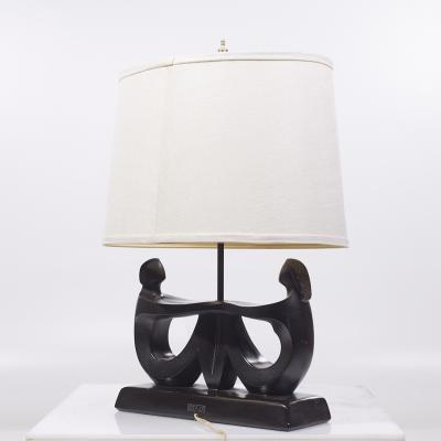  F A I P Fine Arts in Plastic Frederick Weinberg Style F A I P Mid Century Figurative Table Lamp