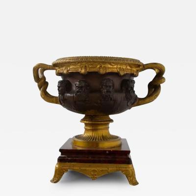  F Barbedienne Foundry Napoleon Cup by F Barbedienne Foundry in marble and bronze