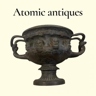  F Barbedienne Foundry XIX Century neoclassical bronze bowl