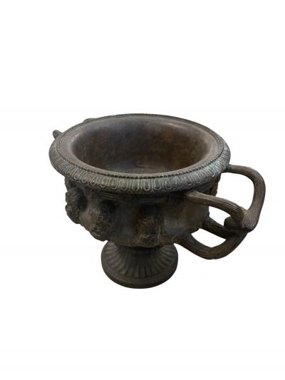  F Barbedienne Foundry XIX Century neoclassical bronze bowl