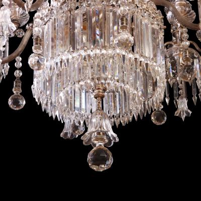  F C Osler A Monumental 8 Tall Cut Glass Chandelier attributed to F C Osler C 1880 