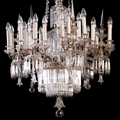  F C Osler A Monumental 8 Tall Cut Glass Chandelier attributed to F C Osler C 1880 
