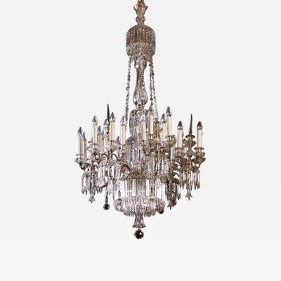  F C Osler A Monumental 8 Tall Cut Glass Chandelier attributed to F C Osler C 1880 