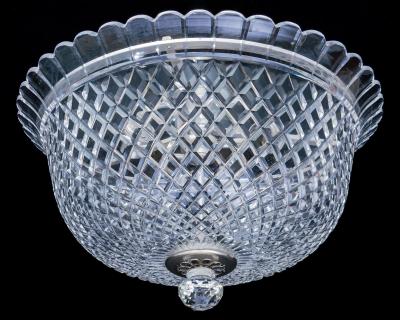 F C Osler AN F C OSLER CUT GLASS PLAFONNIER