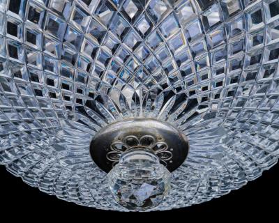 F C Osler AN F C OSLER CUT GLASS PLAFONNIER
