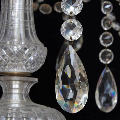  F C Osler Monumental Antique Cut Glass Chandelier by Osler