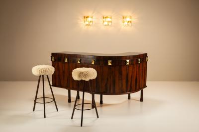  F brica de M veis Giesse Brazilian Bar by F brica de M veis Giesse with Hardwood Smoked Glass Top