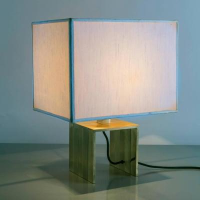  F lli Martini Italian 1970s Brass Table Lamp by F lli Martini