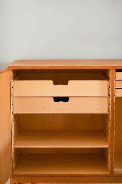  FDB M bler Pair of Consoles China Cabinet Model 232 by Borge Morgensen Prod FDB Mobler