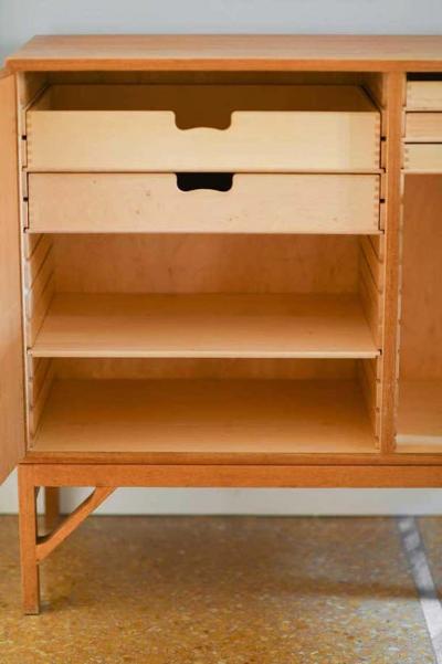  FDB M bler Pair of Consoles China Cabinet Model 232 by Borge Morgensen Prod FDB Mobler