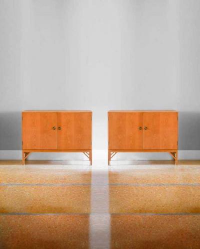  FDB M bler Pair of Consoles China Cabinet Model 232 by Borge Morgensen Prod FDB Mobler