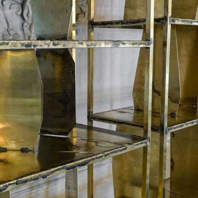 FLAIR FURNITURE Flair Edition Brutalist Brass Library