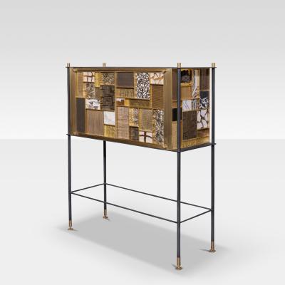  FLAIR FURNITURE Flair Edition Patchwork Bar Cabinet