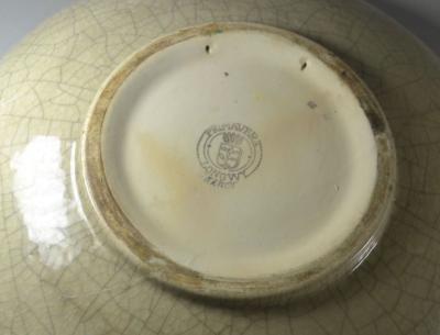 Fa enceries et Emaux de Longwy Art Deco Longwy French PRIMAVERA Charger French 1925