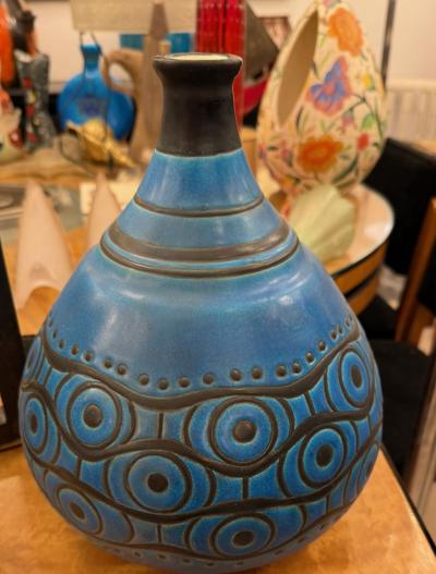  Fa enceries et Emaux de Longwy Longwy Art Deco Primavera Vase France circa 1920s