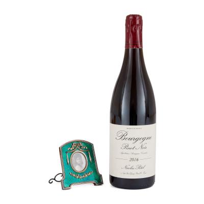  Faberg Faberg inspired green enamel and silver gilt picture frame