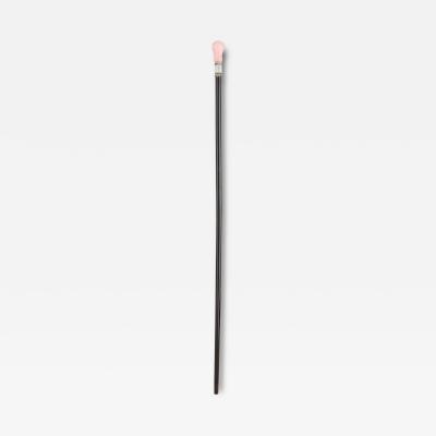  Faberg Faberg rose quartz gold diamond and enamel walking stick