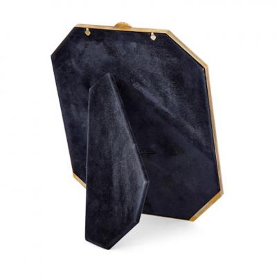  Faberg Gold precious stone and enamel frame in the manner of Faberg 