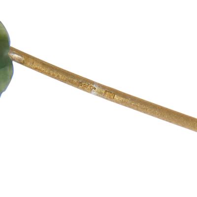  Faberg Lapis lazuli vermeil enamel and diamond flower model in the style of Faberg 