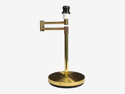  Fagerhults Fagerhults Articulating Desk Lamp Brass Sweden 1960s