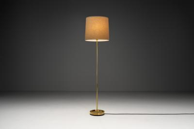  Fagerhults Swedish Brass Floor Lamp by Fagerhult Sweden second half of the 20th century