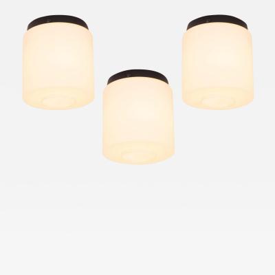 Falkenbergs Belysning 1960s Falkenbergs Belysning Model 9307 Glass Metal Ceiling Lamp