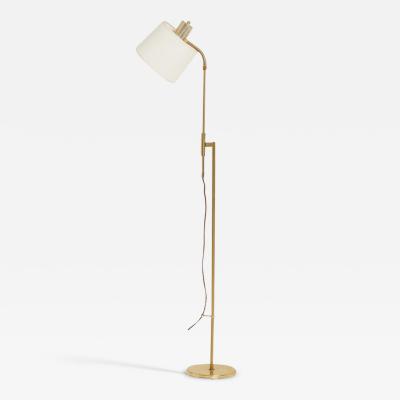  Falkenbergs Belysning Brass Reading Floor Lamp by Falkenbergs Belysning