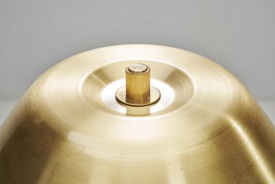  Falkenbergs Belysning Brass and Leather Table lamp by Falkenbergs Belysning Sweden 1960s