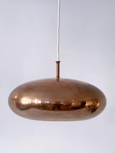  Falkenbergs Belysning Elegant Mid Century Copper Pendant Lamp by Falkenbergs Belysning Sweden 1960s