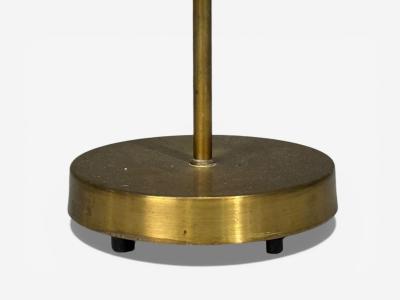  Falkenbergs Belysning Falkenbergs Belysning Adjustable Floor Lamp Brass Bamboo Sweden 1960s