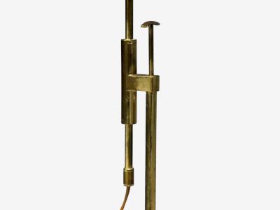  Falkenbergs Belysning Falkenbergs Belysning Adjustable Floor Lamp Brass Bamboo Sweden 1960s