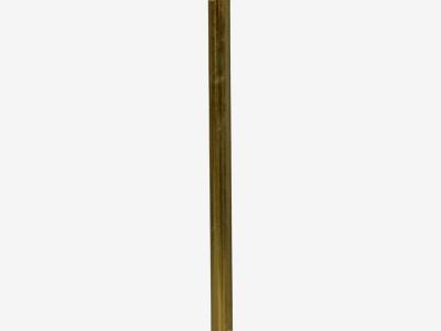  Falkenbergs Belysning Falkenbergs Belysning Floor Lamp Brass Rattan Sweden 1950s